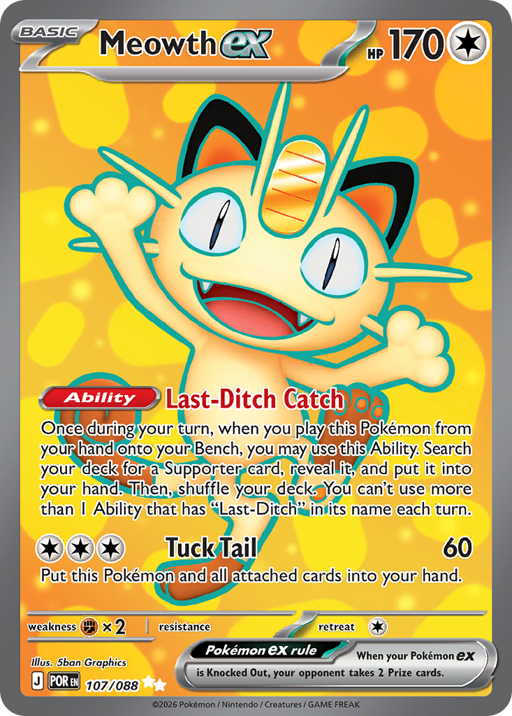 Meowth ex 107/088