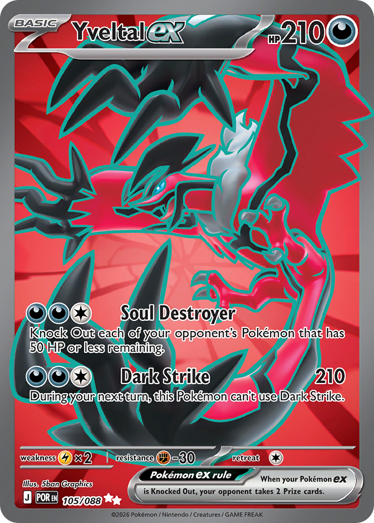Yveltal ex 105/088